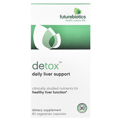 Detox, щоденна підтримка печінки, 60 вегетаріанських капсул