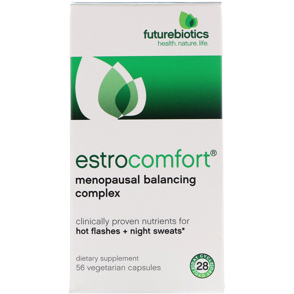 FutureBiotics, EstroComfort, Menopausaler ausgleichender Komplex, 56 vegetarische Kapseln