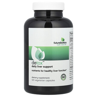 Futurebiotics, Detox™, Soutien quotidien du foie, 120 capsules végétariennes