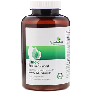 Отзывы о Фьючербайотикс, Detox, Daily Liver Support, 120 Vegetarian Capsules