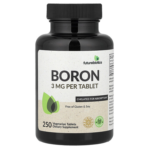 Futurebiotics Boron, 3 mg, 250 Vegetarian Tablets