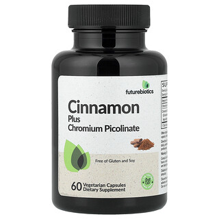 Futurebiotics, Cinnamon Plus Chromium Picolinate, 60 Vegetarian Capsules