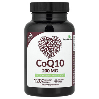 Futurebiotics, CoQ10（コエンザイムQ10）、200mg、ベジカプセル120粒