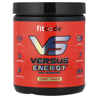 fitcode, Versus Energy® Pre-Workout, Limonada de cereza, 249 g (8,8 oz)
