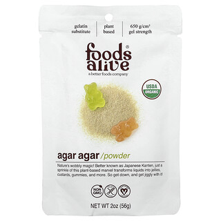 Foods Alive‏, אבקת אגר אגר‏, 56 גרם (2 אונקיות)