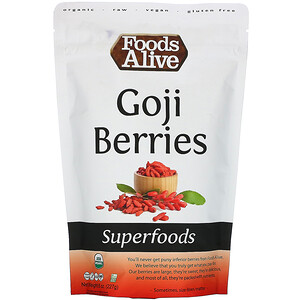 Отзывы о Фудс Алайф, Superfoods, Goji Berries, 8 oz (227 g)