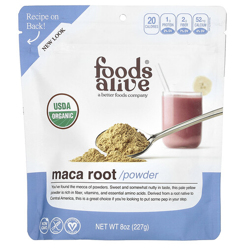 Foods Alive Organic Maca Root Powder, 8 oz (227 g)