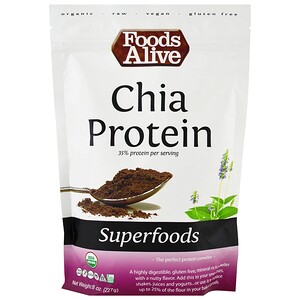 Отзывы о Фудс Алайф, Superfoods, Chia Protein Powder, 8 oz (227 g)