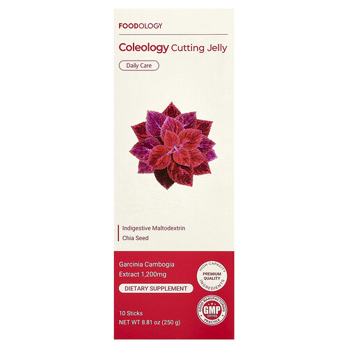 Foodology Coleology Cutting Jelly, 10 Sticks, 0.88 oz (25 g) Each