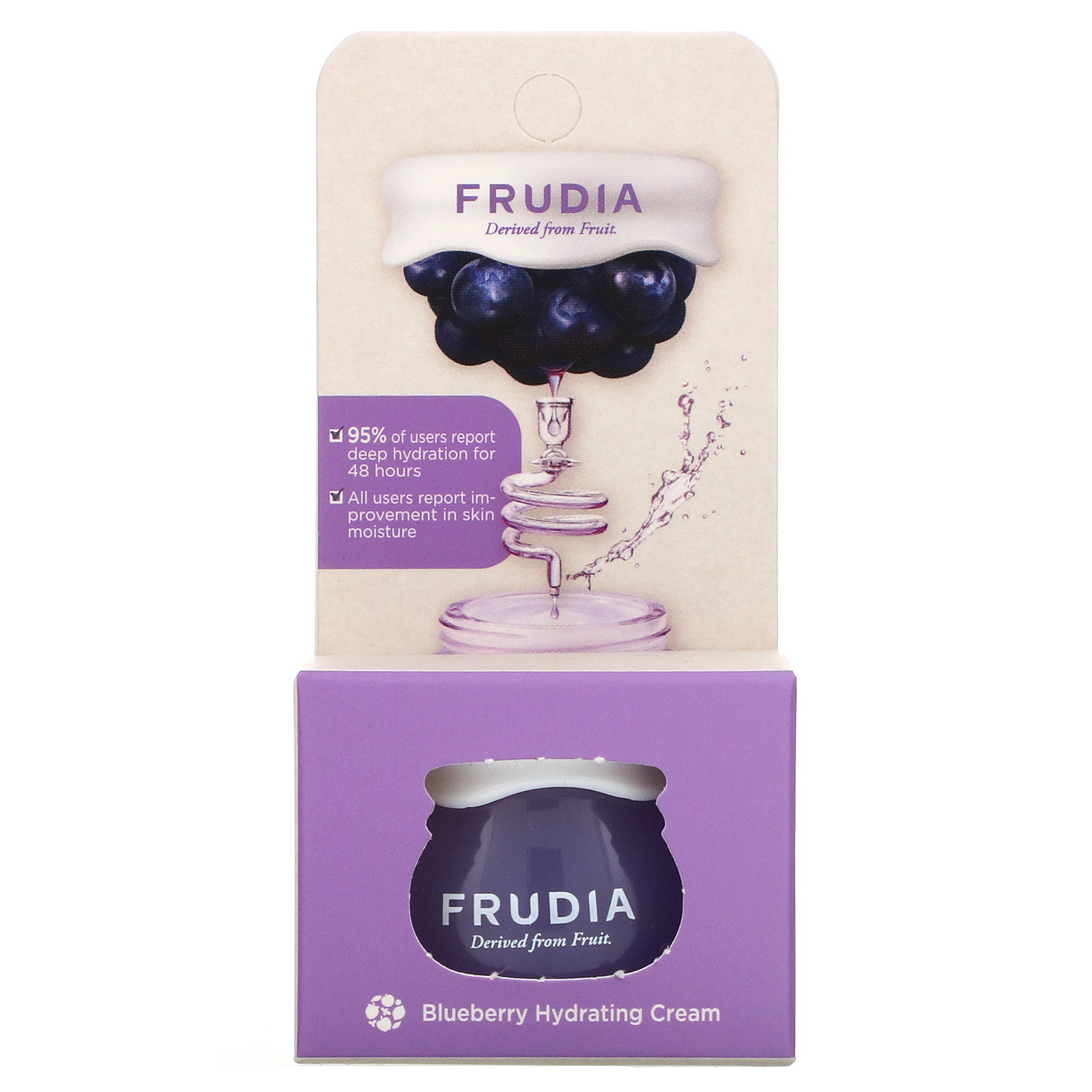 frudia blueberry hydrating cream
