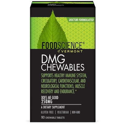 

FoodScience ДМГ (диметилглицин), 250 мг, 90 жевательных таблеток
