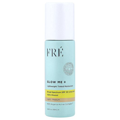 Fre, Glow Me+, Lightweight Tinted Moisturizer, leichte getönte Feuchtigkeitspflege, LSF 30, Light-Medium, 50 ml (1,69 fl. oz.)