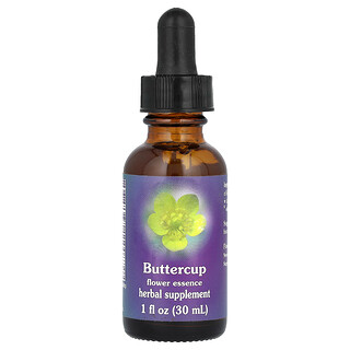 Flower Essence Services, Buttercup, Esencia floral, 30 ml (1 oz. líq.)