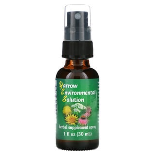 Flower Essence Services, Yarrow Environmental Solution Spray, 1 fl oz (30 ml)