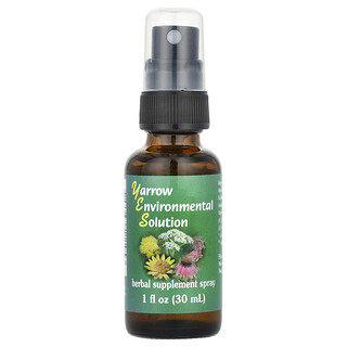 Flower Essence Services, Спрей за околната среда с бял равнец, 1 течна унция (30 ml)