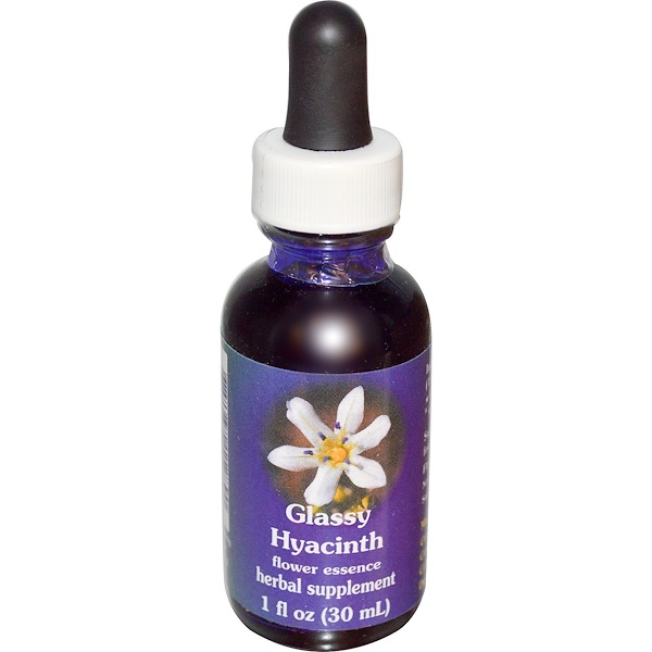 Flower Essence Services, Quintessentials, Glassy Hyacinth, Flower Essence, 1 fl oz (30 ml) (Discontinued Item) 