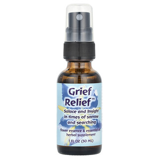 Flower Essence Services, Grief Relief™, Цветна есенция и етерично масло, 1 течна унция (30 ml)