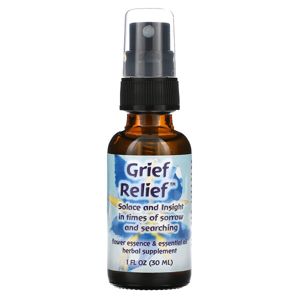 Grief Relief, цветочная эссенция и эфирное масло, 30 мл