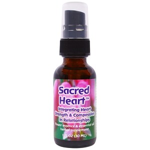 Отзывы о Фловер Эссенс Сервисес, Sacred Heart, Flower Essence & Essential Oil, 1 fl oz (30 ml)