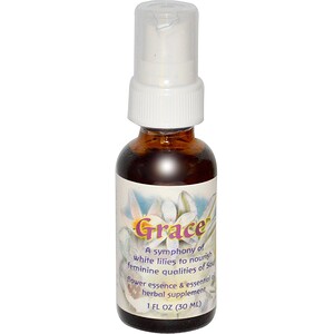 Отзывы о Фловер Эссенс Сервисес, Grace, Flower Essence & Essential Oil, 1 fl oz (30 ml)
