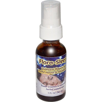 Flower Essence Services Flora-Sleep, 1 oz (30 ml)