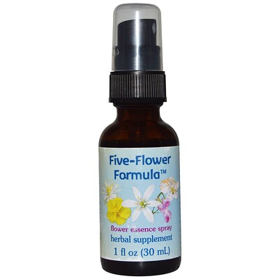 

Five-Flower Formula, спрей цветочной эссенции, 30 мл