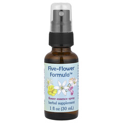 Five-Flower Formula, квіткова есенція, спрей, 30 мл (1 рідк. унція)