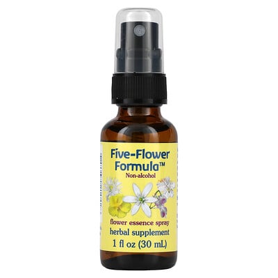 

Flower Essence Services Five-Flower Formula Flower Essence Spray Non-Alcoholic 1 fl oz (30 ml)