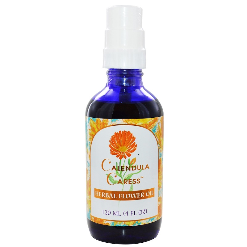 Flower Essence Services, Calendula Caress, Herbal Flower Oil, 4 fl oz