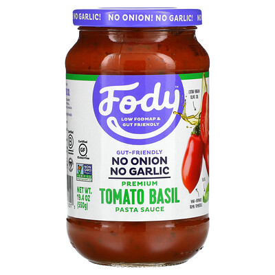 Купить Fody Премиальный томатный соус для пасты с базиликом, 550 г (19, 4 унции)