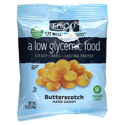 

Fifty 50 Low Glycemic Hard Candy Butterscotch 2.75 oz (78 g)