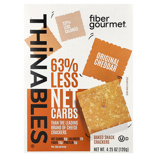 Fiber Gourmet, Thinables®, Original Cheddar, 4.25 oz (120 g)