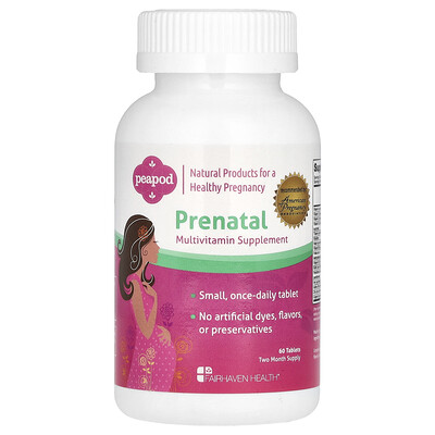 Fairhaven Health Peapod Prenatal Multivitamin Supplement