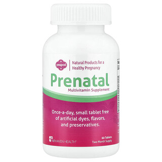 Fairhaven Health, Peapod, Complément prénatal multivitaminé, 60 comprimés