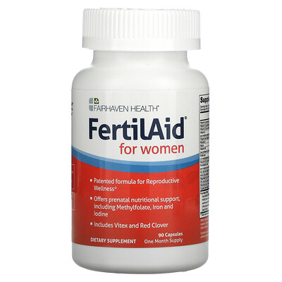 

Fairhaven Health FertilAid для женщин, 90 капсул