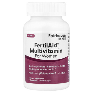 Fairhaven Health, Multivitaminico per donne FertilAid®, 90 capsule