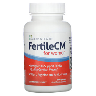 Fairhaven Health, FertileCM para mujeres, 90 cápsulas