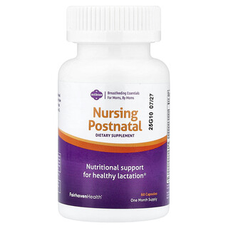 Fairhaven Health, Milkies, Nursing Postnatal , 60 Capsules