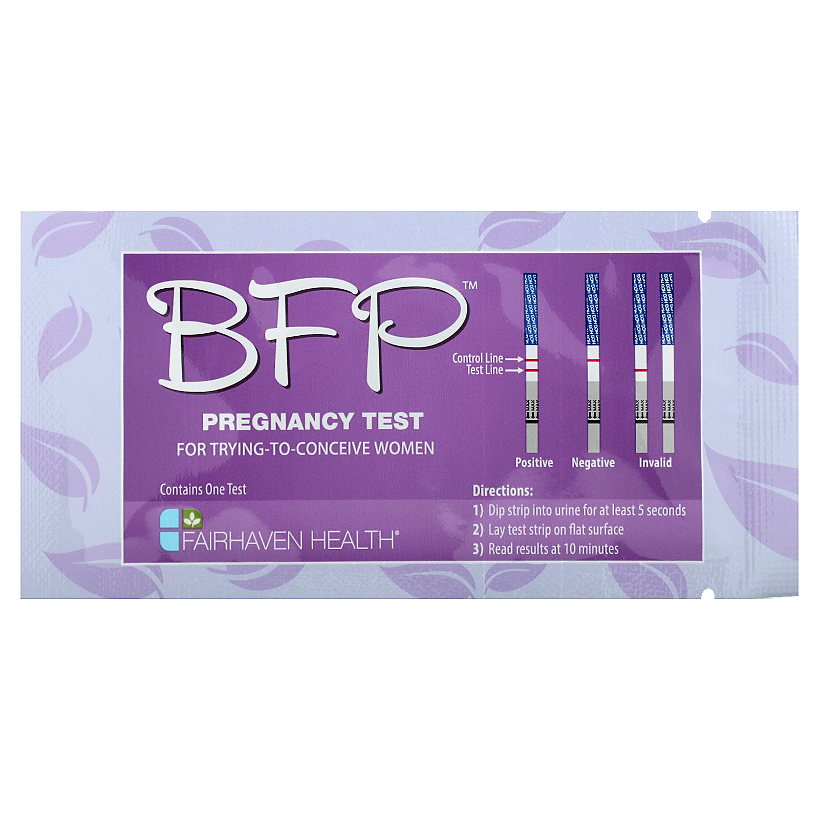 Fairhaven Health Bfp Ovulation And Pregnancy Test Strips 40 Ovulation And 10 Pregnancy Tests Iherb 