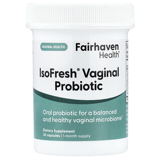 Fairhaven Health, IsoFresh® Vaginal Probiotic, 30 Capsules