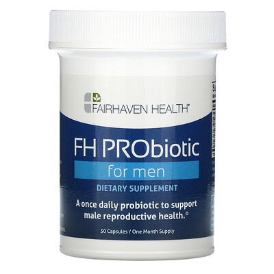 Fairhaven Health FH PRObiotic for Men, 30 Capsules