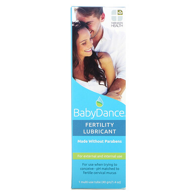 

Fairhaven Health Baby Dance Fertility Lubricant 1 Multi-Use Tube 1.4 oz (40 g)