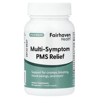Fairhaven Health, Alivio de múltiples síntomas del síndrome premenstrual, 30 cápsulas