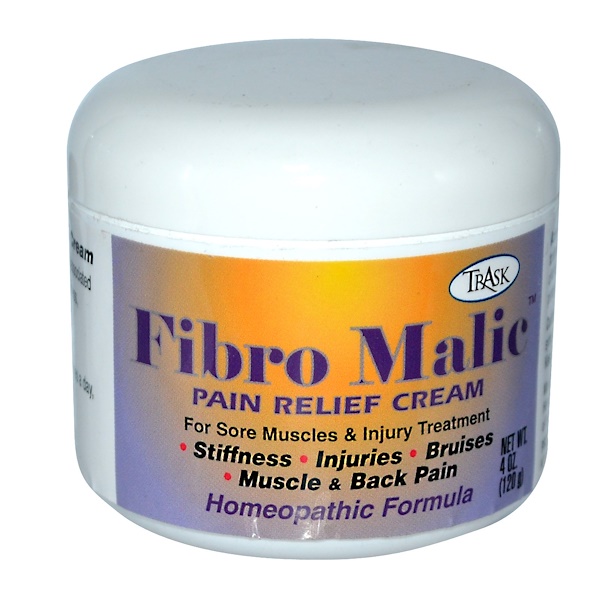 Trask, Fibromalic, Pain Relief Cream, 4 oz (120 g) (Discontinued Item) 