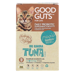 Отзывы о Fidobiotics, Good Guts, For Cats, Big Kahuna Tuna, 3 Billion CFU, 0.5 oz (15 g)