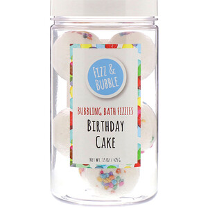 Отзывы о Fizz & Bubble, Bubbling Bath Fizzies, Birthday Cake, 15 oz (425 g)