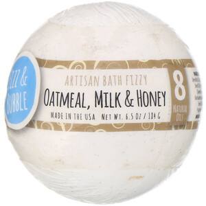 Отзывы о Fizz & Bubble, Artisan Bath Fizzy, Oatmeal, Milk & Honey, 6.5 oz (184 g)