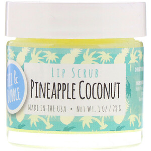 Отзывы о Fizz & Bubble, Lip Scrub, Pineapple Coconut, 1 oz (28 g)