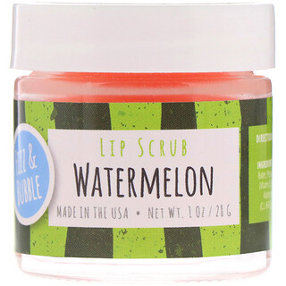 Fizz & Bubble, Lip Scrub, Watermelon, 1 oz (21 g)