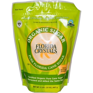 Купить Florida Crystals, Органический тростниковый сахар, 32 унции (907 г)  на IHerb